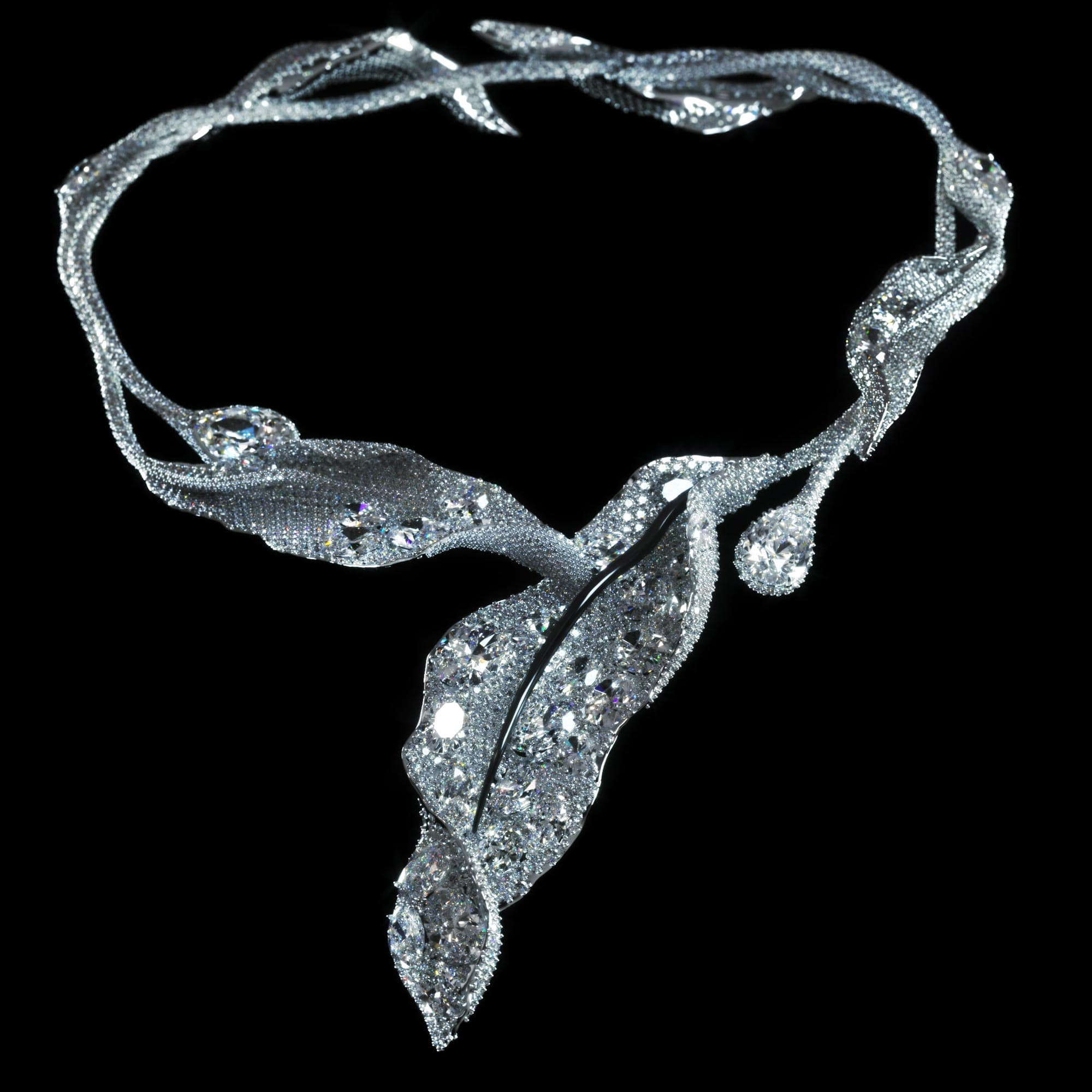 Winter Leaves Necklace